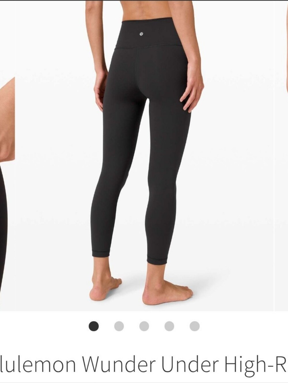 Lululemon Athletica Wunder Under High-Rise Leggings - Black